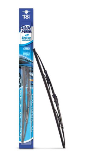 Blue Coral Wiper Blades Size Chart